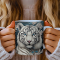 White tiger Ceramic Mug