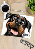 Rottweiler dog Cartoon Glasses cleaner personalised